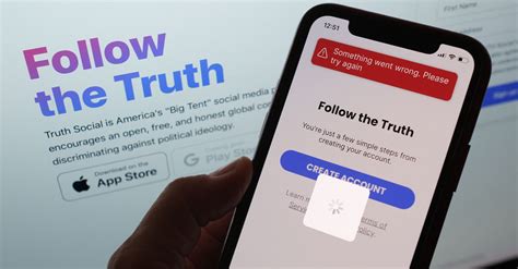 truth social website not working